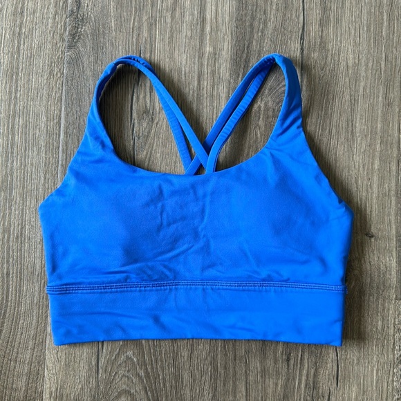 lululemon athletica Other - Lululemon Energy Longline Bra in Blazer Blue Tone